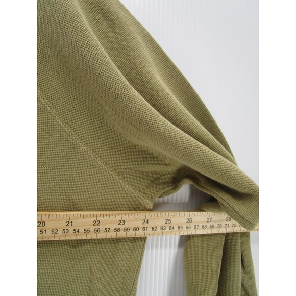 Woolrich Shirt Large Pullover Henley Thermal Waffle Logo Outdoor Loose - Picture 5 of 10